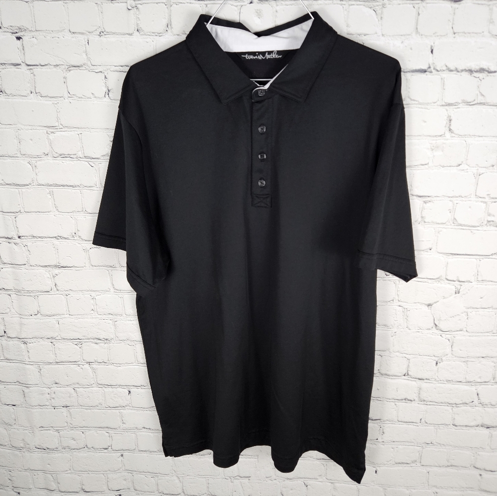 TRAVIS MATHEW | 4 button golf polo short sleeve shirt